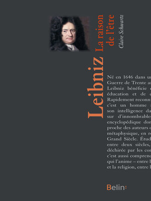 cover image of Leibniz, La raison de l'être